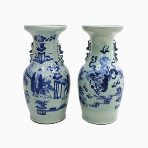 19th Century Chinese Vases, Set of 2