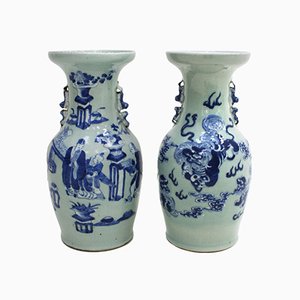 Vases, Chine, 19ème Siècle, Set de 2