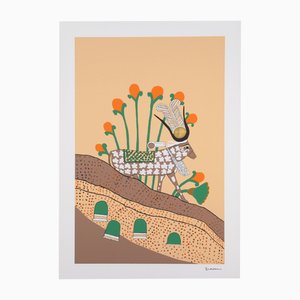 Mireille Kramer, Marche, Estampe