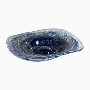 Bohemian Fruit Bowl in Glass, 1980s