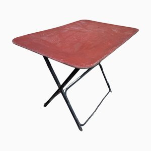 Provencal Folding Iron Garden Table, 1900s