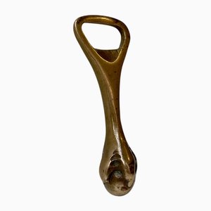 Antique Craw Foot Bootle Opener in Brass