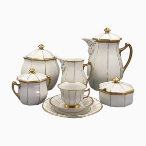 Antikes Kaffeeservice von Georg Schmider Zeller Porzellan, 1900er, 23 Set