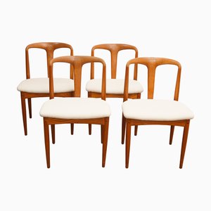 Teak Juliane Dining Chairs by Johannes Andersen for Uldum Møbelfabrik, 1960s, Set of 4
