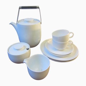 Servizi da tè tripode per due persone di Tapio Wirkkala per Rosenthal, XX secolo, 1979, set di 9