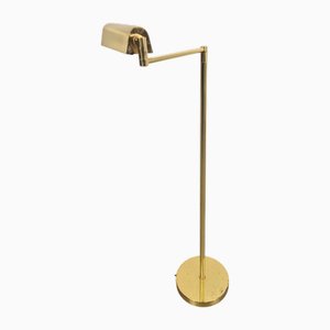 Vintage Floor Lamp in Brass by George Hansen for Metalarte, 1960s