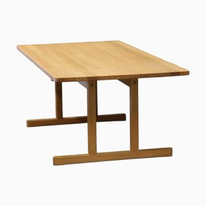 Large Model 6286 Dining Table in Oak by Børge Mogensen for Fredericia, 1960s