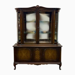 English 2-Body Display Case in Mahogany, 1970s
