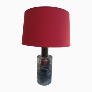 Large Mid-Century german Layered Glass Table Lamp from the Limburg Glassworks, 1960s