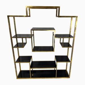 Brass Bookcase, 1970s