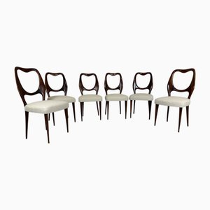 Chairs attributed to Vittorio Dassi, 1950s, Set of 6