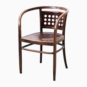Fauteuil Sécessionniste Modèle 721 par Otto Wagner pour Jacob & Josef Kohn / Depeschenbüro of Die Zeit, Vienne, Autriche, 1902