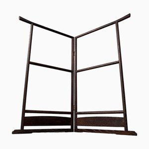 Small Foldable Wooden Ikō Decorative Hanger, 1970s
