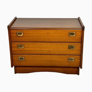 Marine Kommode aus Teak Furnier von Gautier, Frankreich, 1960er