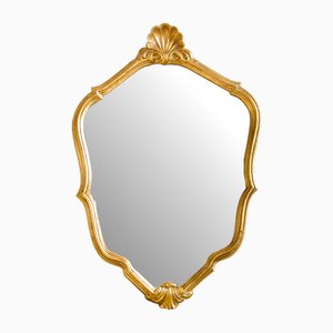 Large French Gold Leaf Gilded Mirror, 1890s