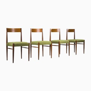 Set of Teak Dining Chairs from Lübke, 1960s, Set of 4