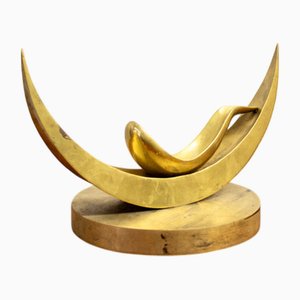 F. Fiamingo, Abstrakte Skulptur, 1970er, Bronze