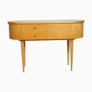 Mid-Century Modern Folding Cherry Wood Dressing Table, 1960s