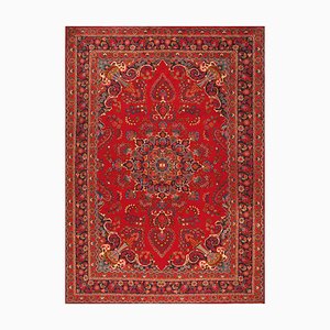 Middle Eastern Hand-Knotted Rug in Wool