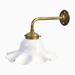 French Frill Wall Light, 1950s