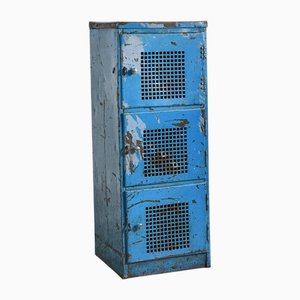 Placard de Rangement Industriel Bleu, 1960s