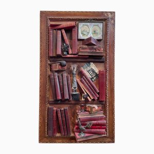 Trompe l'Oeil Cabinet of Curiosities Table