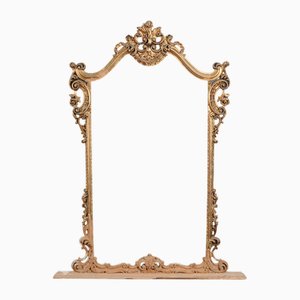 Cadre Style Baroque Sculpté Doré du 20ème Siècle