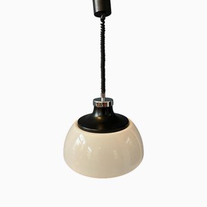 Lampada Mid-Century Space Age con paralume in acrilico bianco di Massive