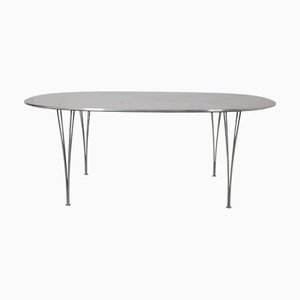 Brown Dining Table by Piet Hein, 1970s