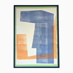 Olivia Bouzyk, Elvis, 1950er, Monoprint, Gerahmt