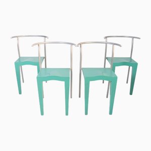 Sedie Dr. Glob di Philippe Starck per Kartell, anni '80, set di 4