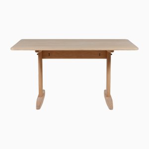 Modern Danish Shaker Table in Beech by Børge Mogensen for C. M. Madsen, 1970s