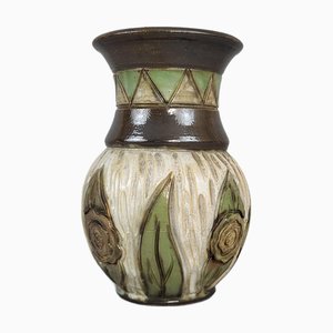 Art Deco Sandstone Vase by Eugène Losson, 1930s