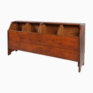 19th Century Rustic French Storage Unit in Pine Wood