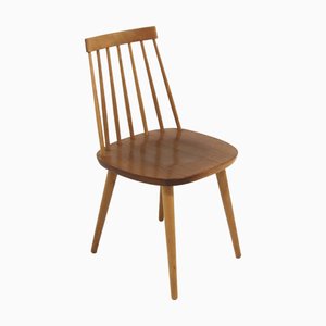 Pinocchio Side Chair in Teak by Yngve Ekström, Sweden, 1960s