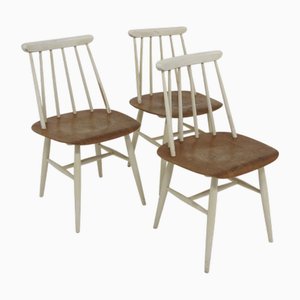 Fanett Chairs by Ilmari Tapiovaara for Edsby Verken, 1960s, Set of 3