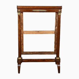 Empire Mahogany Fireplace Screen, Early 19th Century