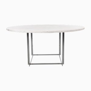 Table de Salle à Manger PK-54 Scandinave avec Rallonge par Poul Kjaerholm pour E. Kold Christensen, 1960s