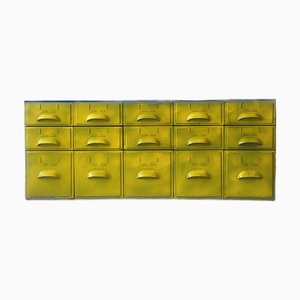 Industrielles Metall Sideboard mit Schubladen, 1950er