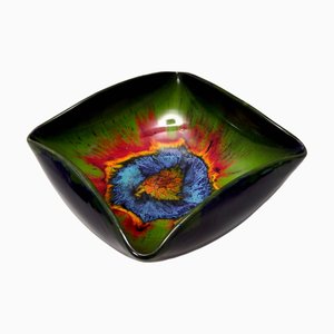 Vintage Handmade Ceramic Bowl by Giovanni Poggi for San Giorgio, Italy, 1950s