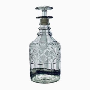 Decanter in vetro anglo-irlandese, inizio XIX secolo, 1815