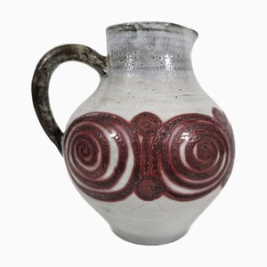 Pitcher by Jacques Pouchain in Enameled Ceramic by the Dieulefit Workshop for Atelier Dieulefit, 1960s
