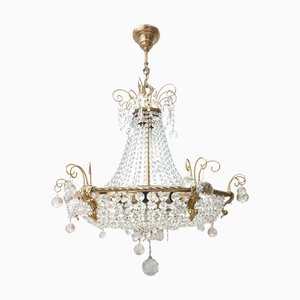 Lampadario boemo grande di Bakalowits & Söhne