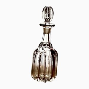 Decanter in cristallo al piombo pesante, XIX secolo, 1845