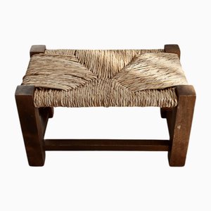 Vintage Rustic Mulched Country Stool