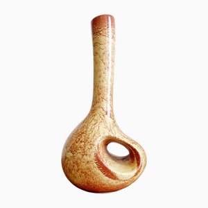 Vintage Ceramic Bertoncello Vase by Roberto Rigon, Italy, 1970s