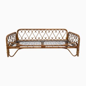 Bambus Sofa aus Holz, 1960er