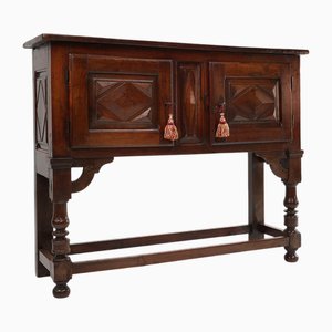 Antique Spanish Carved Cabinet in Oak
