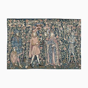 Französischer mittelalterlicher Jacquard Wandteppich, 1960er