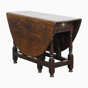 Antiker englischer Gateleg Tisch aus Eiche